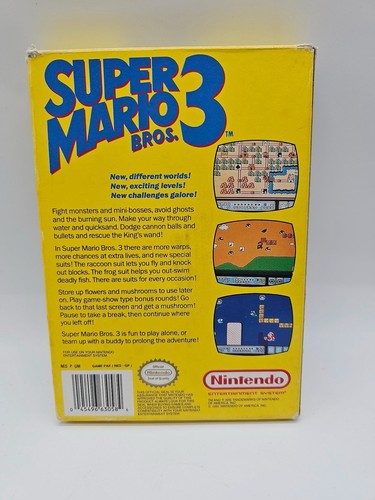 Super Mario Bros. 3 (Nintendo NES, 1990) CIB - Bild 2 von 13