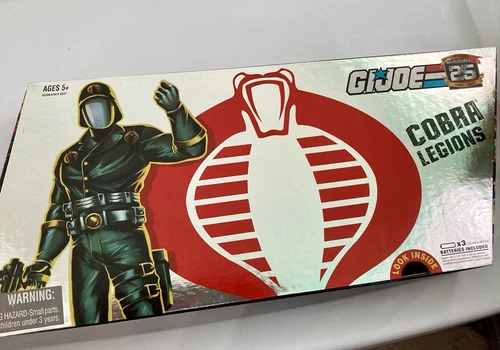 GI Joe 25th Anniversary 2007 Cobra Legions Set 5 Pack NEW Box stinger Driver