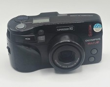 Olympus Superzoom 110 Multi AF Film Camera + RC-30 Remote Case Japan Untested