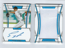 EURY PEREZ 2023 Panini National Treasures RC AUTO PATCH RELIC BOOKLET /99 Rookie