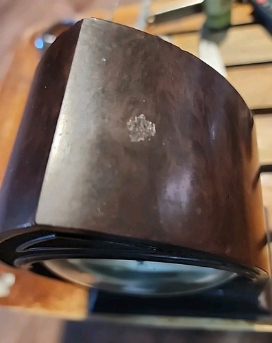 Antique 1930's Gothic Cathedral "Spin Start" Bakelite Clock- Lincoln Electric  - Bild 9 von 10