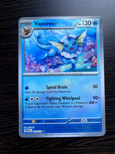 Pokemon Vaporeon (Poke Ball Pattern) 022/131 Sv: Prismatic Evolutions Holo *NM*