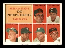 1961 Topps #48 Daley/Ditmar/Estrada/Lary/Pappas/Perry AL Pitching LL VG X3470284