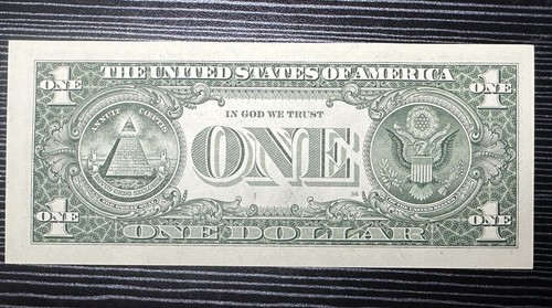 $1 Dollar Reverse Birthday Note, 14/Aug/1991, Uncirculated Crispy - Picture 3 of 3
