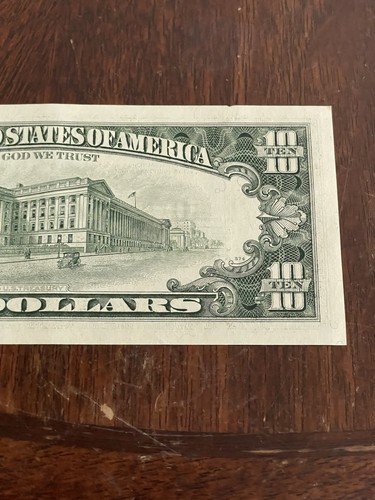 (2) 1995 - $10 Dollar Bill Note Clean Crisp Sequential Number 18789486 18789487 - Picture 12 of 12