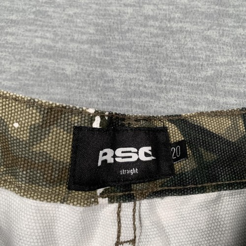 RSQ Cargohose Jungen 20 Camouflage gerades Bein Outdoor Utility Doppelknie Baggy - Bild 6 von 13