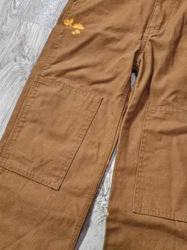 Carhartt Youths Camo & Orange Pullover Hoodie & Tan Overalls, Size 6 - Picture 10 of 18