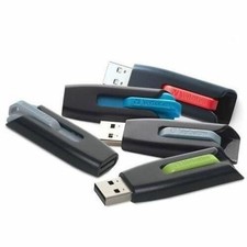 Verbatim 32GB Store 'n' Go V3 USB 3.2 Gen 1 Flash Drive 5pk Assorted