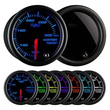 Glowshift Water Coolant Temp Gauge Kit W Sensor Sending Unit Tinted 7 Color
