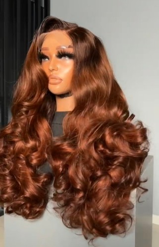 100% Vietnamese Human Hair, Transparent Lace Closure Wig, Bouncy, 250% Density - Picture 2 of 7