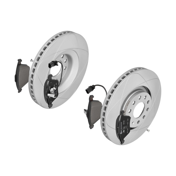 ATE Bremsscheiben Ø320MM + BremsbelÄGe Vorne FÜR Audi A6 C5 Allroad VAG-image