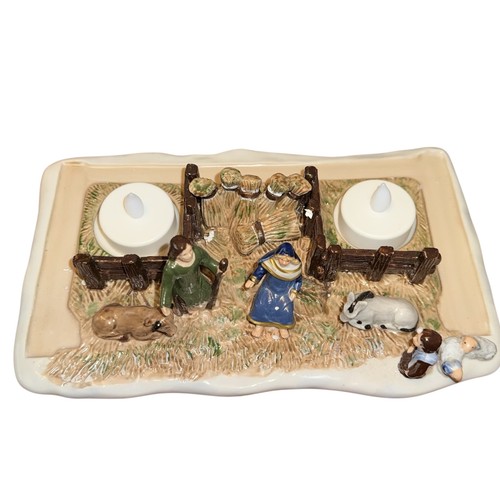 Vtg Villeroy & Boch Nostalgic Village Christmas Nativity, Christmas Decoration - Picture 7 of 9