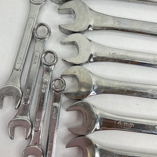 Husky & Drop forged Lot of 17 Combination Metric & Standard Wrenches in Taiwan - Picture 19 of 20