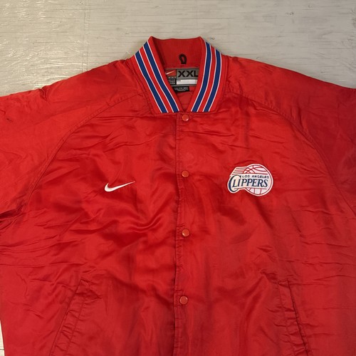 Chaqueta de bombardero satinada vintage años 90 Nike NBA LA Los Angeles Clippers talla 2XL - Imagen 3 de 24
