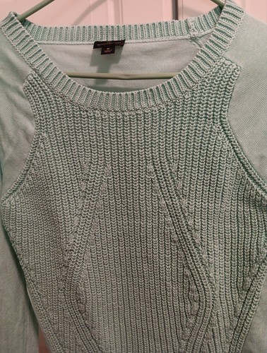 Ladies MED Worthington Teal Pullover Sweater Top - Picture 2 of 11