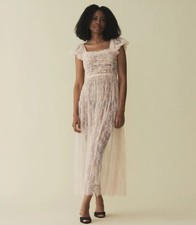 Doen Pamelina Dress in Petunia Pink Lace Size M
