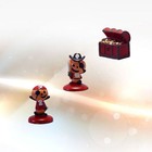 1 Set Halloween Miniature Ornaments Resin Pirate Dolls Desktop Home Decoration