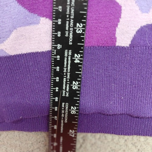 Suéter RipNDip Para Mujer Talla Pequeña Púrpura Gato Camuflaje Tejido Cuello Redondo Manga Larga... - Imagen 10 de 12