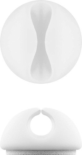 Wentronic Cable Guide - White (Pack of 5) 1 x set of 5 - 第 4/10 張圖片