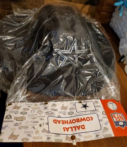 Sombrero de vaquero Dallas Cowboys - Foamhead NFL Cowboyhead Usable Coleccionable - ¡Nuevo! - Imagen 9 de 12