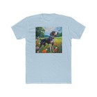 Bluetick Coonhound - Men's Fitted Cotton Crew Tee