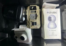 Mixed Lot Security Cameras  Ring spotlight - Wifi camera - Trail camera