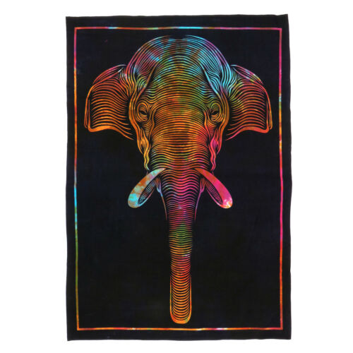 Poster arte elefante arazzo da appendere da parete indiano arredamento casa arte da parete arazzi - Foto 4 di 7
