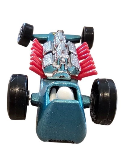 Matchbox Superfast n. 64 Fionda Dragster Diecast Auto Giocattolo NO BOX 1971 Vintage Blu - Foto 8 di 9