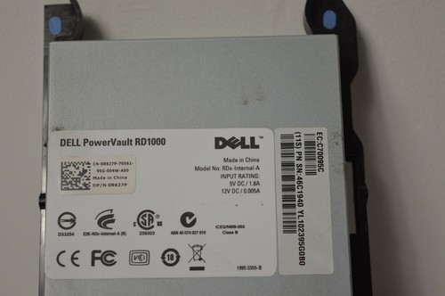 LECTEUR RDX INTERNE DELL POWERVAULT RD1000 P/N: 0R627P - Photo 2/4