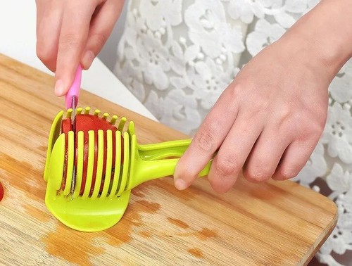 Fruit Vegetable Cutter Tomato Potato Lemon Slicer for Kitchen gadgets tools NEW - Picture 6 of 24