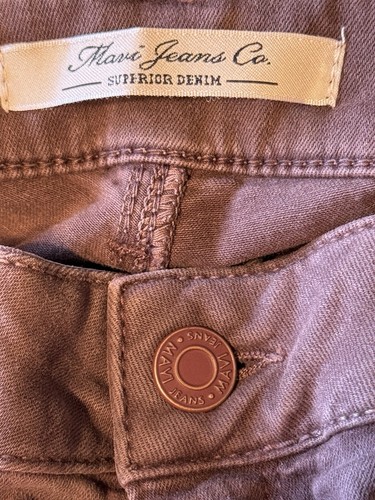 NWT Mavi Juliette Mid Rise Skinny Cargo Jeans Burgundy Women's Pockets Size 27 - Picture 11 of 14