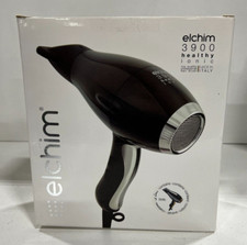 Elchim 3900 Titanium Ionic Ceramic Hair Dryer Black & Silver