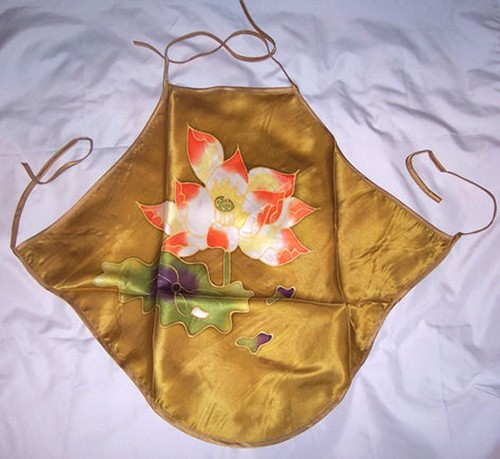 Genuine Silk Sexy Women's Halter Bra Chinese Traditional Dudou Hand-Painted - Picture 7 of 27