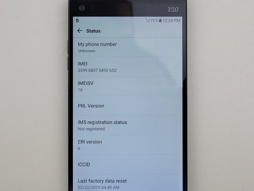 LG V20 (LG-VS995) 64GB - Gray (Verizon) - SMALL ISSUE - Clean IMEI - J9636 - Picture 3 of 8