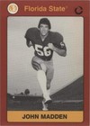 1991 Collegiate Collection Florida State Seminoles John Madden #150