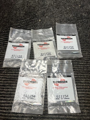 Neu 5er-Pack Original-Zubehör-Hersteller Tecumseh 611154 Schwungrad Schlüssel Schwungrad Kurbelwelle Schlüssel