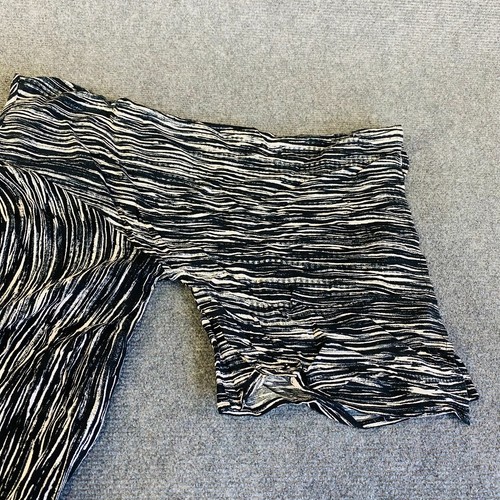 Belle Curve Size 18+ 3/4 Kimono Sleeve Stripe Tunic Viscose Round Neck Full Top - Picture 10 of 13