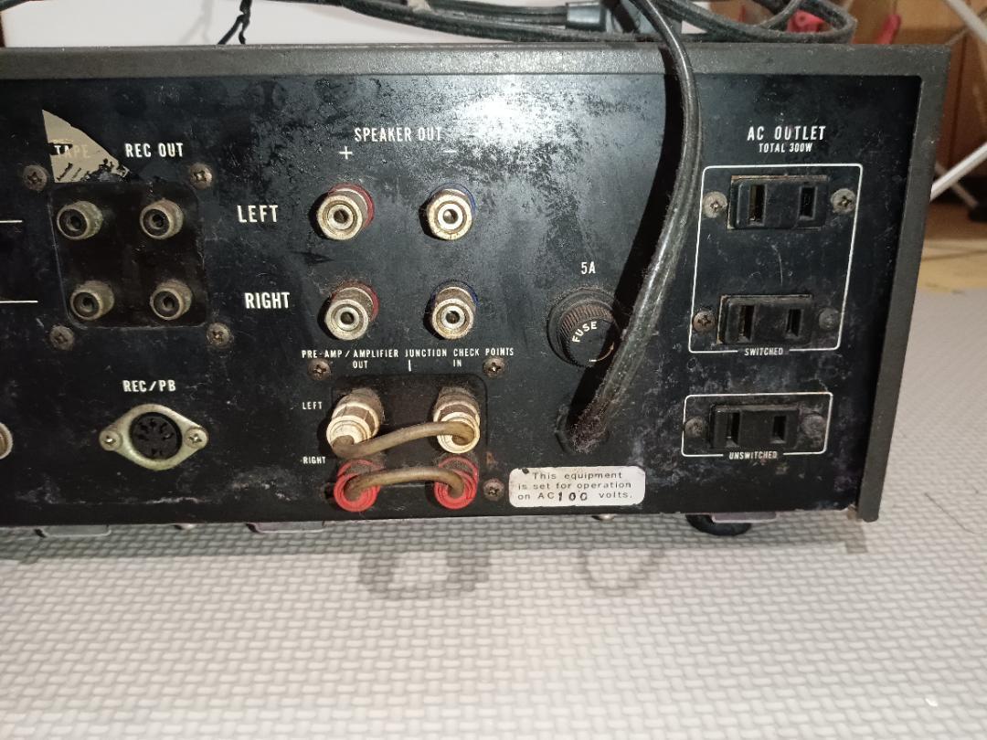 Sony TA-1120 Integrated Amplifier Rare Japan's First Silicon