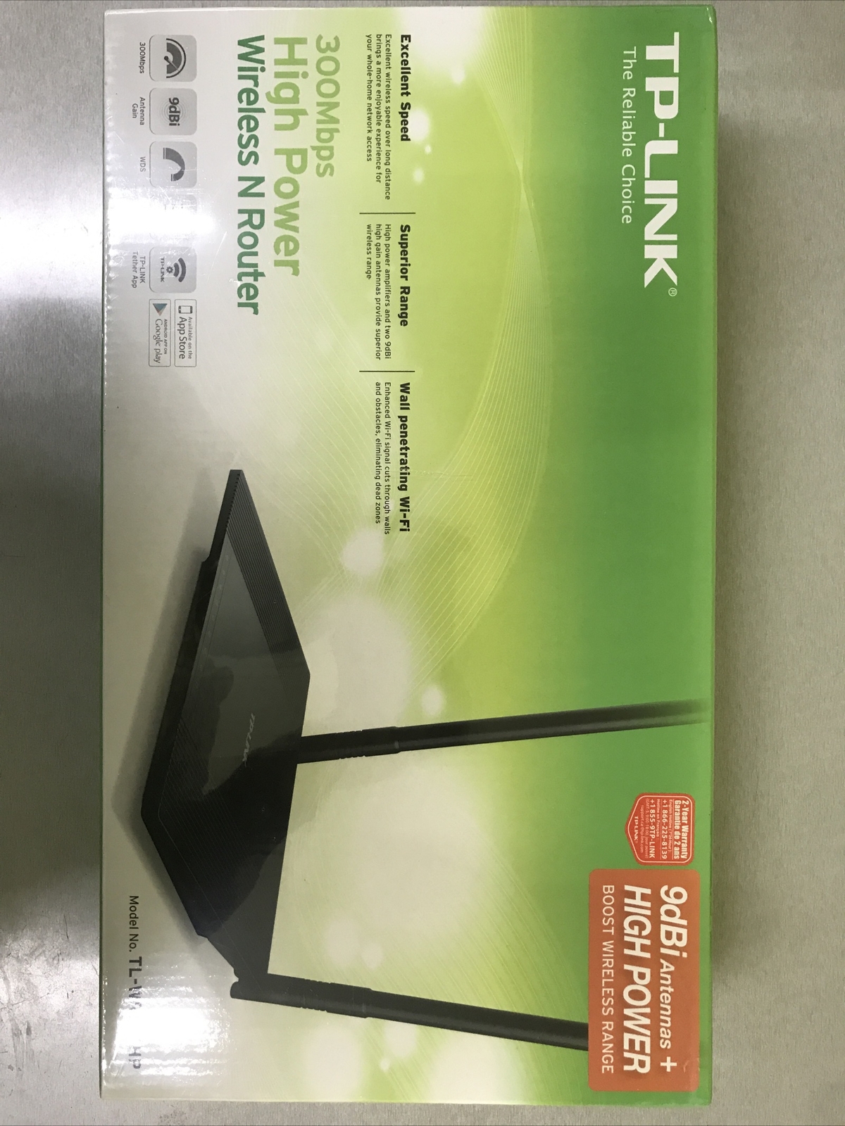 TP-LINK TL-WR841HP 300MBPS HIGH POWER BOOST WIRELESS N ROUTER HD SEALED NEW