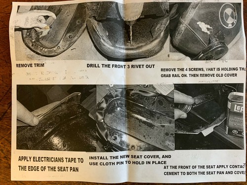 FUNDA ASIENTO BMW 1970-71 R/5 distancia entre ejes corta R50/5 R60/5 R75/5 R50 R60 R75 334 - Imagen 6 de 7