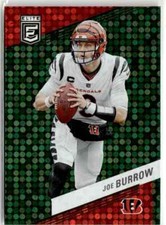 2023 Panini Elite Green Disco Joe Burrow Bengals #52