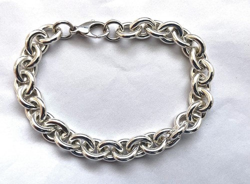 SCHWERES GLIEDERARMBAND STERLINGSILBER 7 1/4 ZOLL 32 GRAMM BRANDNEU - Bild 2 von 3