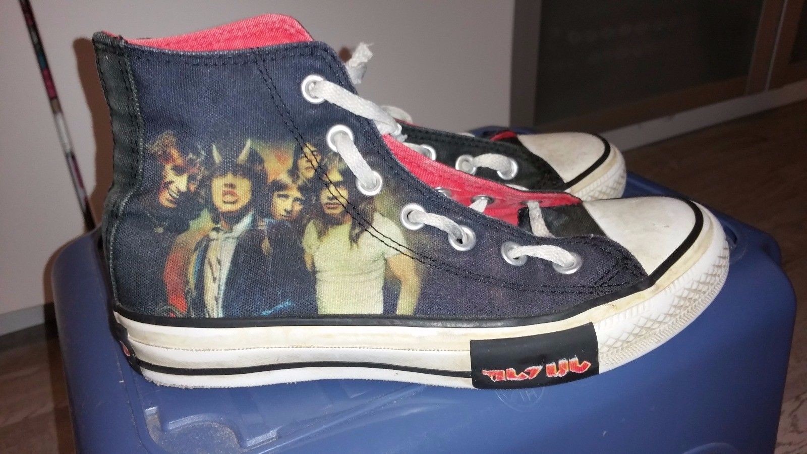 AC/DC Chucks Converse All Star Highway to Hell Original Official Chuck Taylor AC/DC Chucks Converse All Star Highway to Hell Original Official Chuck Taylor