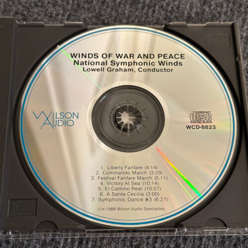 Lowell Graham Winds Of War And Peace CD 1988 Wilson Audiophile Edition - Foto 4 di 5