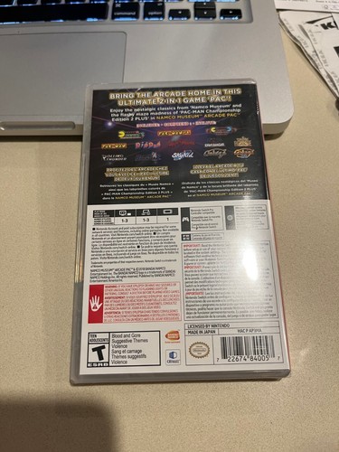 100 % brandneu versiegelt Nintendo Switch NAMCO Museum Arcade Pac TATSÄCHLICHE BILDER - Bild 4 von 11