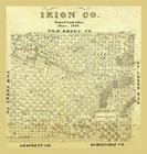 Historic County Map - Irion County Texas - General Land Office 1889 - 23 x 24.15
