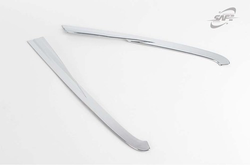 SAFE Chrome Weather Shields 6p with Dash Mat for 2013-2018 KIA Cerato 5dr Hatch - Picture 10 of 12