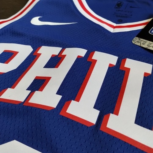 Camiseta deportiva grande Nike Philadelphia 76ers Joel Embiid Swingman con licencia oficial - Imagen 3 de 11