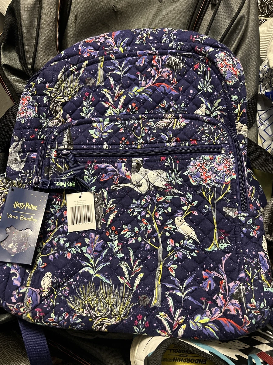 Vera Bradley harry Potter Forbidden Forest Large campus Backpack New Exact