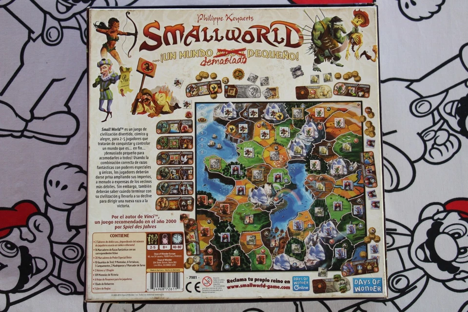 DAYS OF WONDER JUEGO DE MESA SMALLWORLD COMPLETO BUEN ESTADO - Imagen 2 de 3